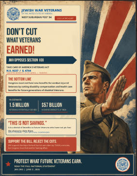 Click for more information about opposing Section 108 - Veterans Benefits